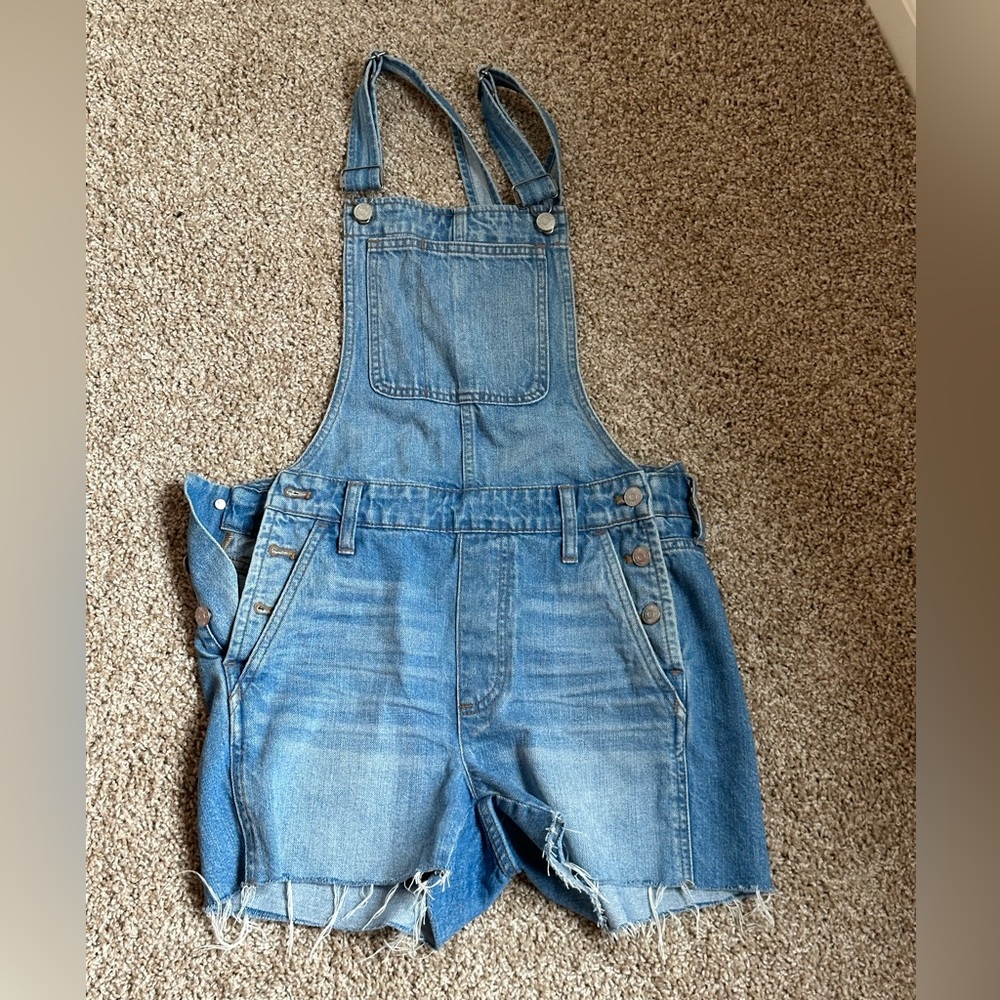 Madewell short overalls